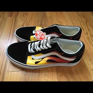 Vans old school flame